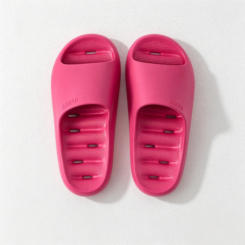 CouldNook Round Sculpted Sole Home Slippers - Easy Storage Accent