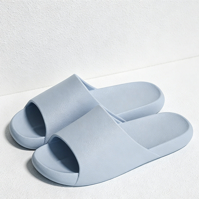 CouldNook Soft EVA Wide Band Slide Slippers - Relaxed Family Accent
