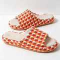 CouldNook Checker Band Home Slippers - Everyday Use Accent