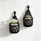 CouldNook Hanging Woven Storage Basket - Wall Plant Holder