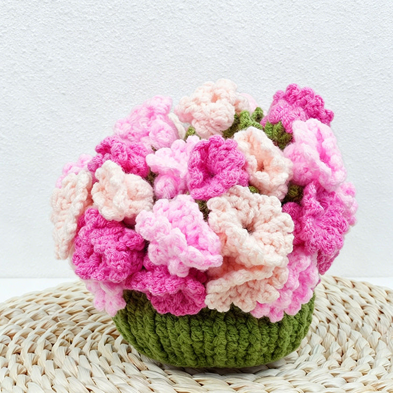 CouldNook Hand Crochet Bellflower Coaster - Floral Heat Resistant Table Decor