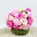 CouldNook Hand Crochet Bellflower Coaster - Floral Heat Resistant Table Decor