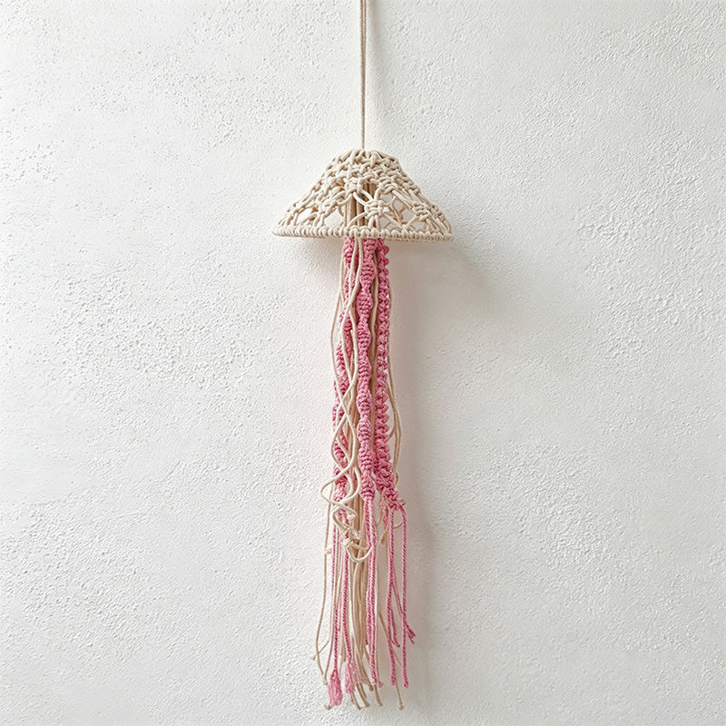CouldNook Macrame Jellyfish Wall Hanging - Soft Room Decor