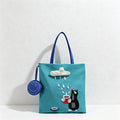 CouldNook Rain Cloud Cat Tote Bag - Daily Carry Accent