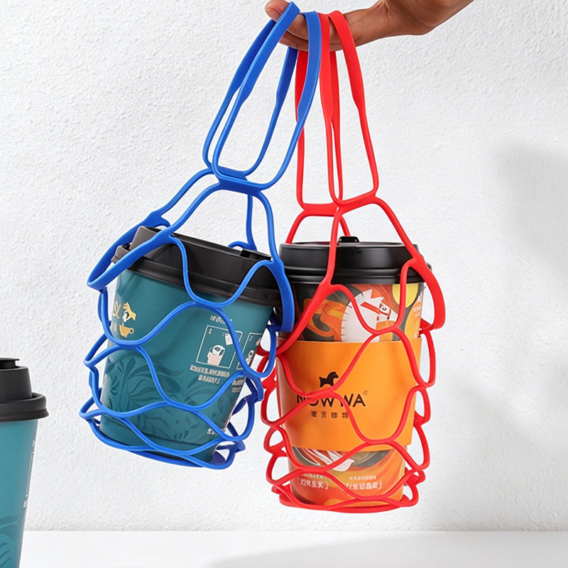 CouldNook Multi-Function Silicone Cup Carrier - Desk Coaster