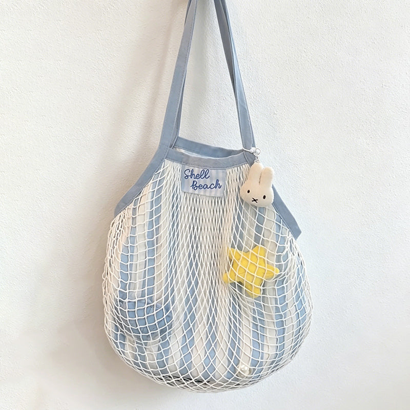 CouldNook Plaid Flower Shoulder Tote Bag - Soft Carry Accent