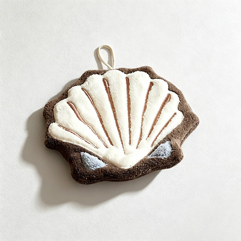 CouldNook Hanging Shell Starfish Hanging Towel - Practical Room Accent
