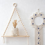 CouldNook Beaded Hanging Wall Shelf - Small Display Rack