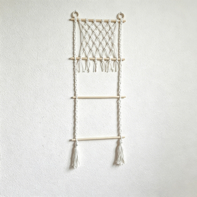 CouldNook Macrame Storage Hammock - Wall Organizer Decor