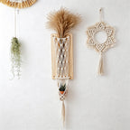CouldNook Macrame Dried Flower Pocket - Wall Hanging Vase