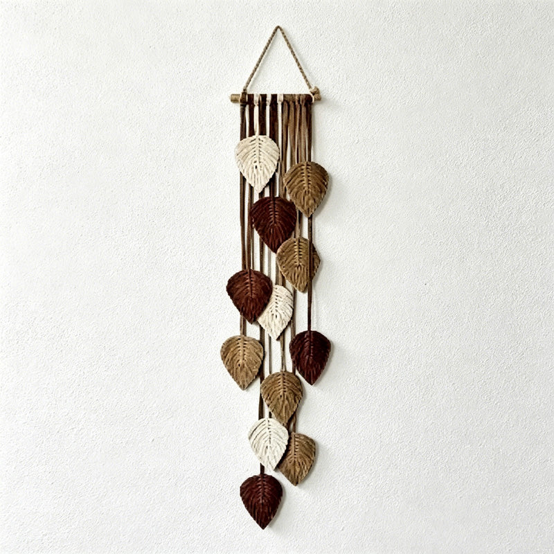 CouldNook Leaf Cascade Wall Hanging - Macrame Home Decor (小胡0611-8BW7HBW109)-ok