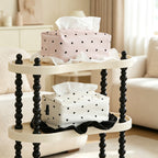 CouldNook Dotted Gathered Tissue Cover - Daily Home Accent