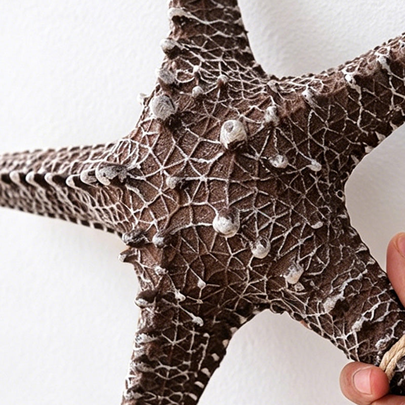 CouldNook Mediterranean Starfish Ornament - Bright Yellow Coastal Decor