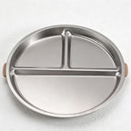 CouldNook Stainless Steel Divided Plate - Everyday Tableware