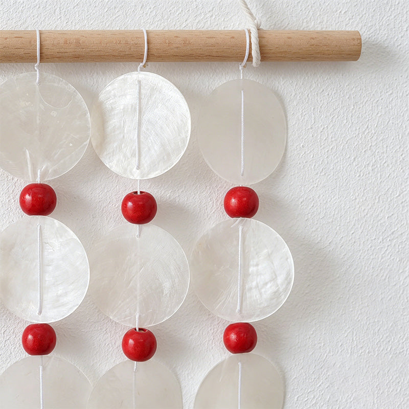 CouldNook Disc Bead Wall Hanging - Natural Wall Decor