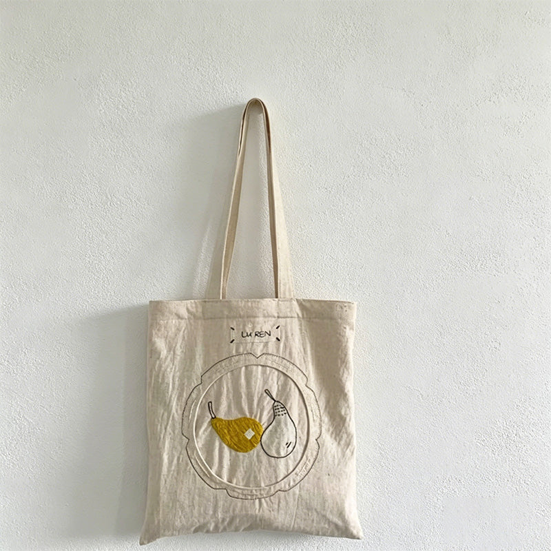 CouldNook Bird Print Canvas Tote Bag - Everyday Carry Accent