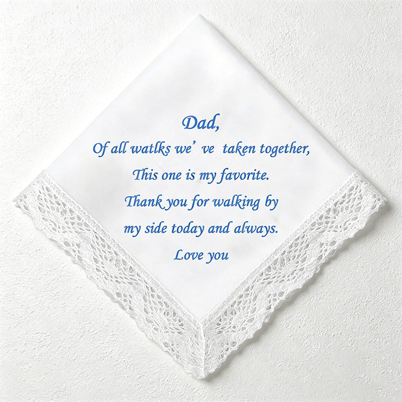 CouldNook Sentiment Handkerchief - Wedding Gift Keepsake