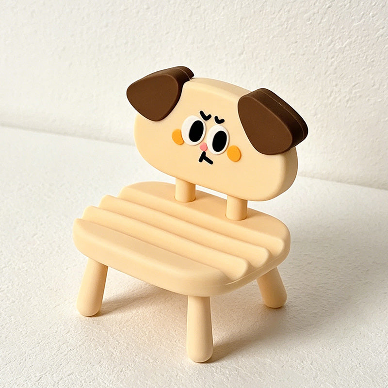 CouldNook Lovely Cartoon Mini Chair Phone Holder - Tablet Stand