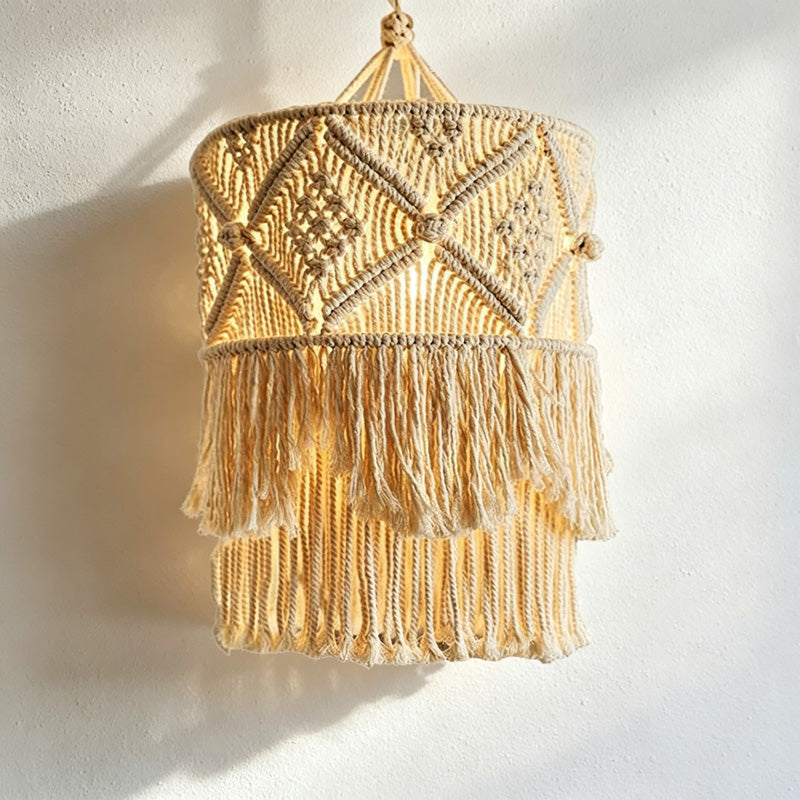 CouldNook Hanging Macrame Wall Decor - Warm Room Detail