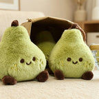 CouldNook Smiling Pear Plush Bag Charm - Fruit Display Accent