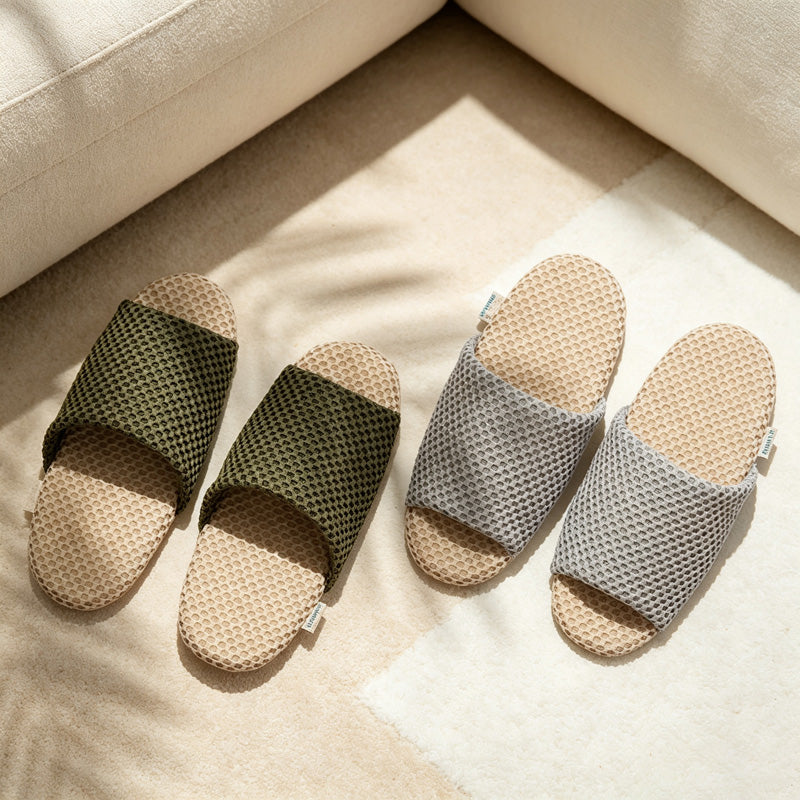CouldNook Textured Flexible Home Slippers - Soft Home Detail