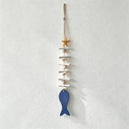 CouldNook Mediterranean Fish & Starfish Hanging - Coastal Shell Ornament