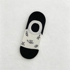 CouldNook Textured Motifs Patterned Socks - Simple Daily Essential