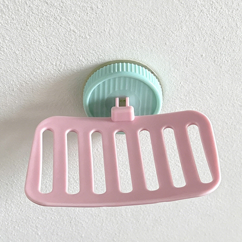 CouldNook Suction Cup Soap Dish - Self-Draining Bathroom Holder