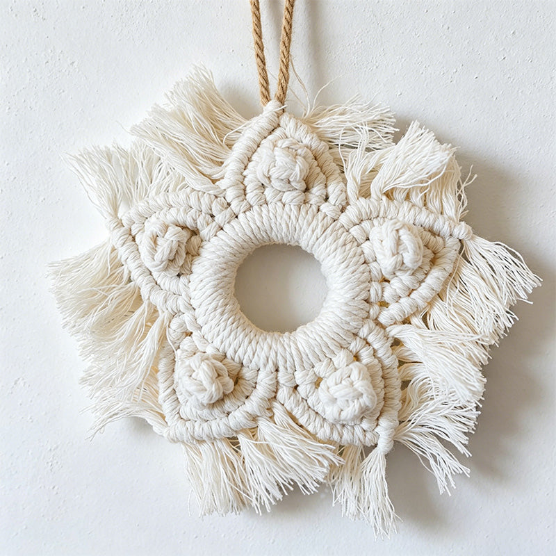 CouldNook Macrame Star Wall Hanging - Holiday Home Decor