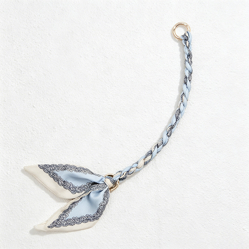 CouldNook 10.24'' Blue Series Short Leaf Ribbon Bag Strap - Mini Accent