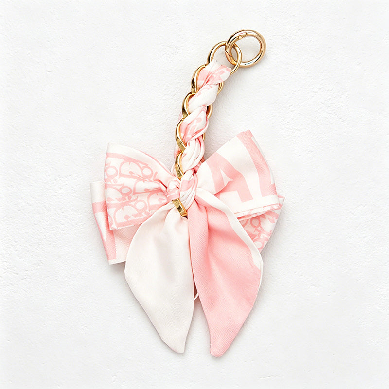 CouldNook 6.69’’ Leaf Pattern Bow Bag Extender - Bag Accent