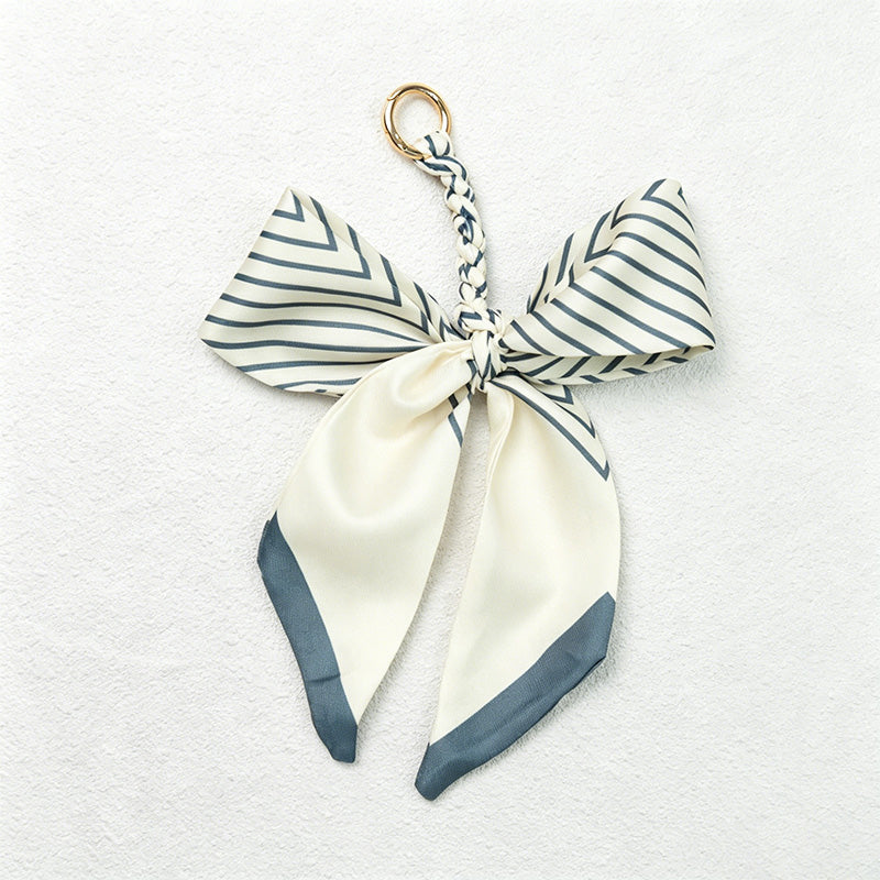 CouldNook Blue Series Bow Bag Charm - Soft Bag Accent
