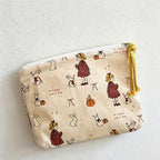 CouldNook Print Canvas Cosmetic Pouch - Small Storage Accent