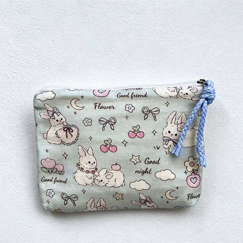 CouldNook Canvas Zipper Pouch - Small Storage Accent