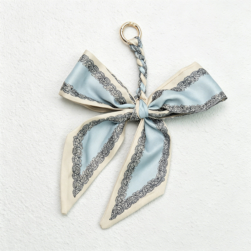 CouldNook Blue Series Bow Bag Charm - Soft Bag Accent