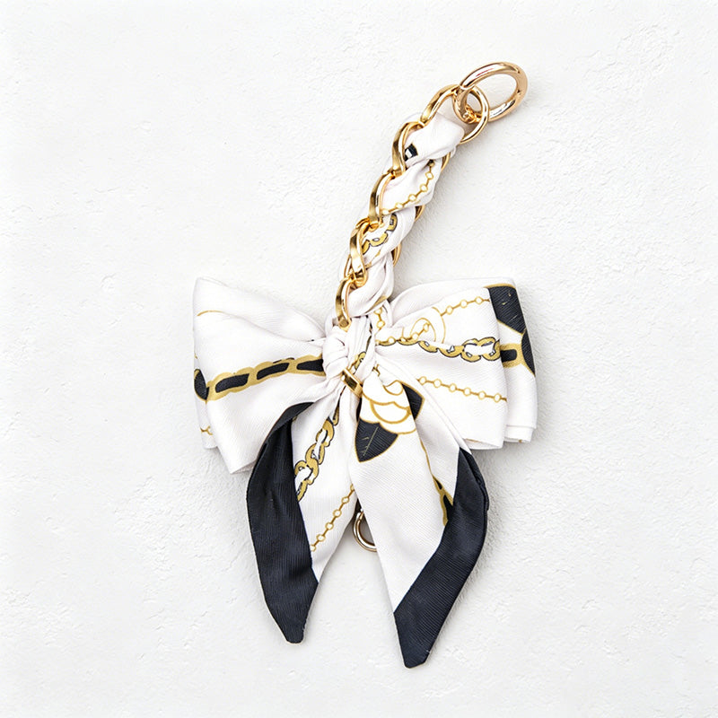 CouldNook 6.69’’ Leaf Pattern Bow Bag Extender - Bag Accent