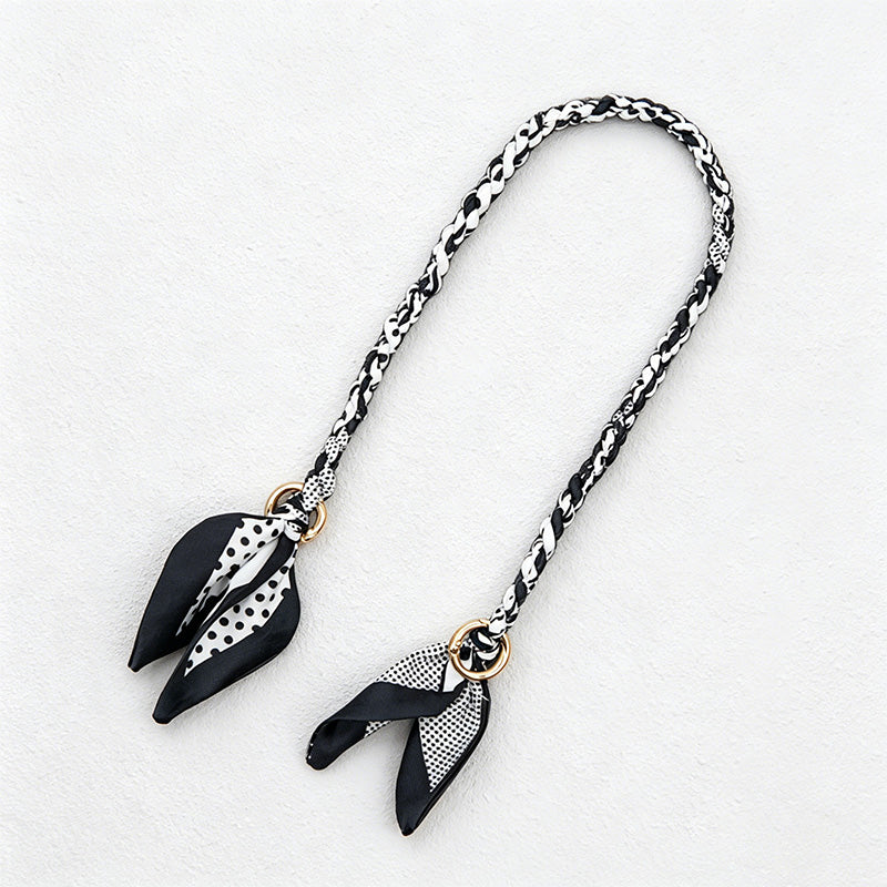 CouldNook 18.89'' Braided Bow Chain Bag Strap - Shoulder Accent