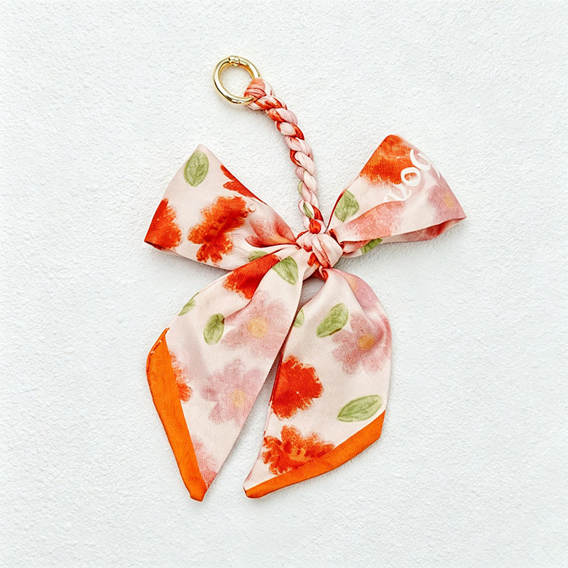 CouldNook Patterned Bow Bag Charm - Giftable Bag Accent