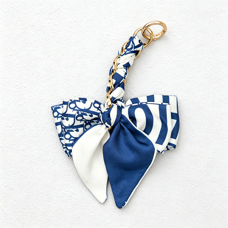CouldNook 6.69’’ Leaf Pattern Bow Bag Extender - Bag Accent