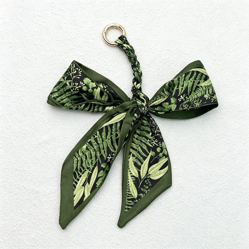 CouldNook Green Series Bow Bag Charm - Soft Bag Accent