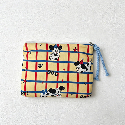 CouldNook Cartoon Animal Print Coin Pouch - Small Storage Accent
