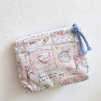 CouldNook Print Canvas Cosmetic Pouch - Small Storage Accent