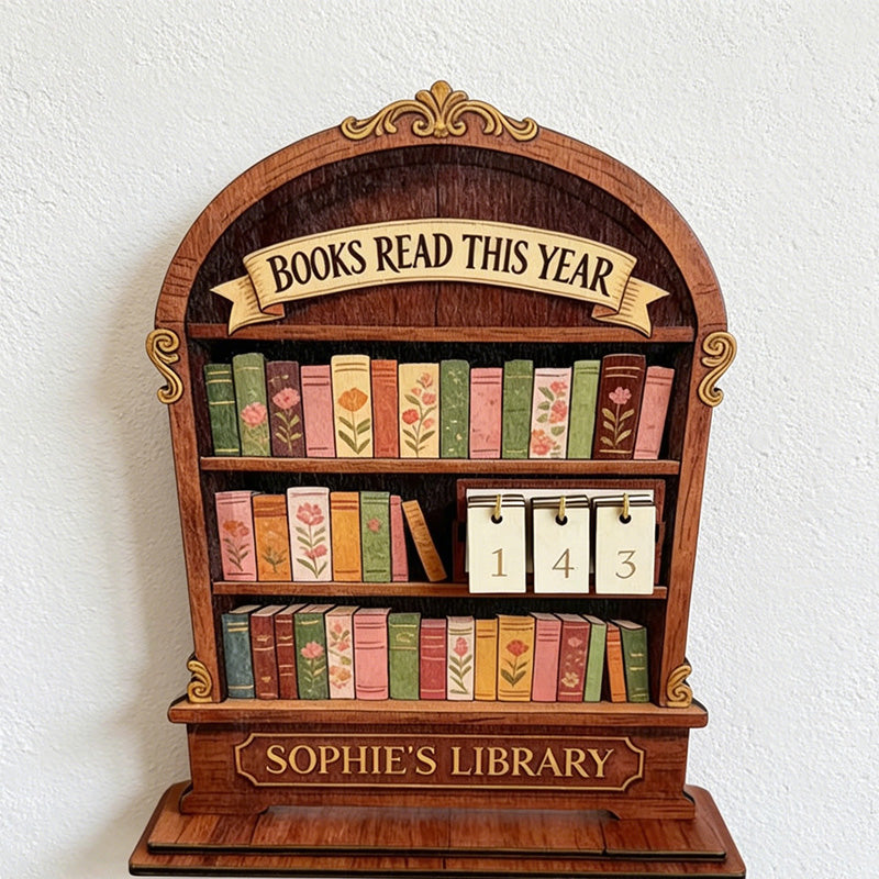 CouldNook Wood Book Nook Display - Shelf Decor Accent