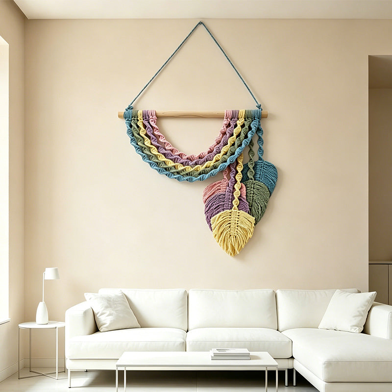 CouldNook Rainbow Leaf Wall Hanging - Nursery Wall Decor