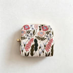 CouldNook Vintage Embroidered Cotton Linen Jewelry Pouch - Soft Travel Organizer