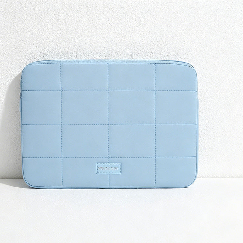 CouldNook Quilted Laptop Sleeve Pouch - Desk Storage Accent