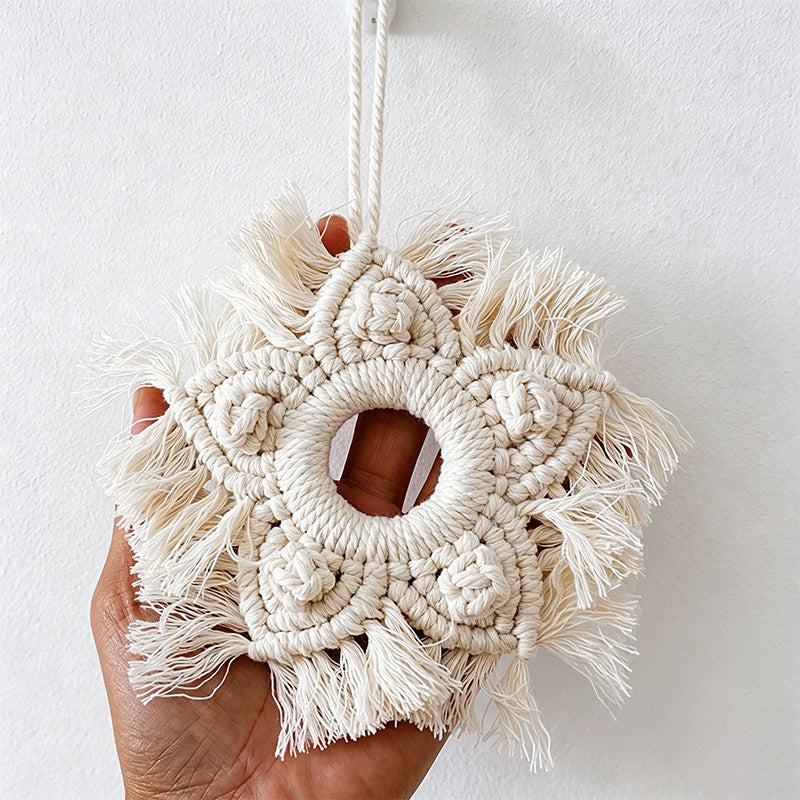 CouldNook Macrame Star Wall Hanging - Holiday Home Decor