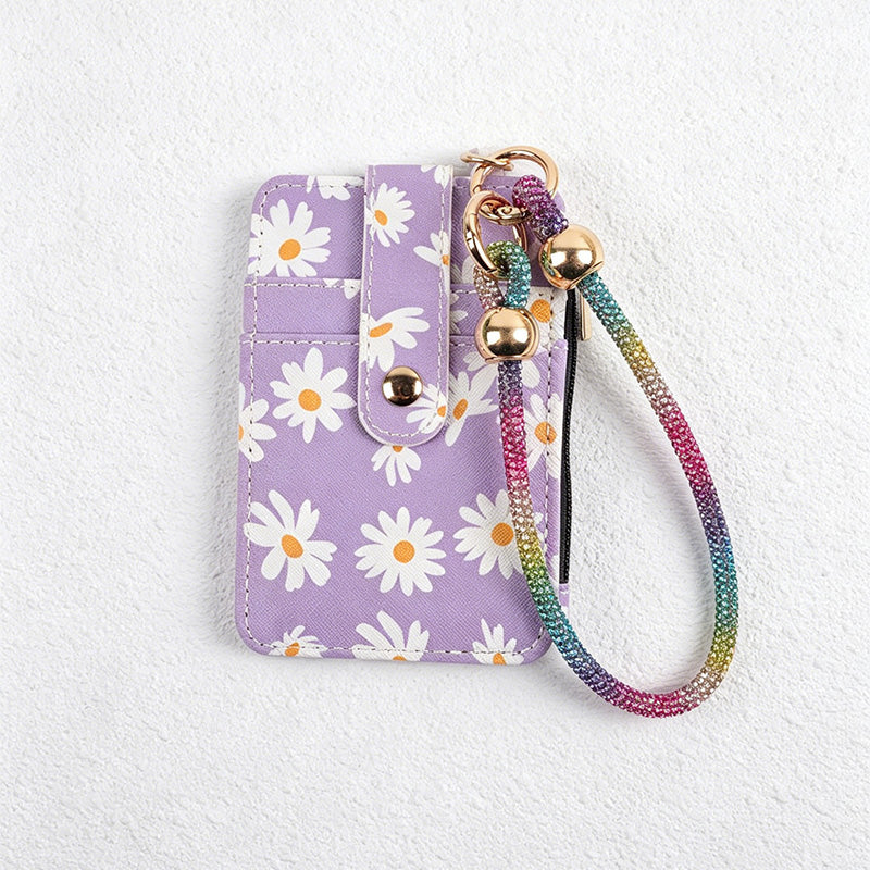 CouldNook Floral Wristlet Card Holder Pouch - Daily Bag Accent