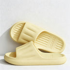 CouldNook Ribbed Sole Home Slippers - Easy Storage Accent