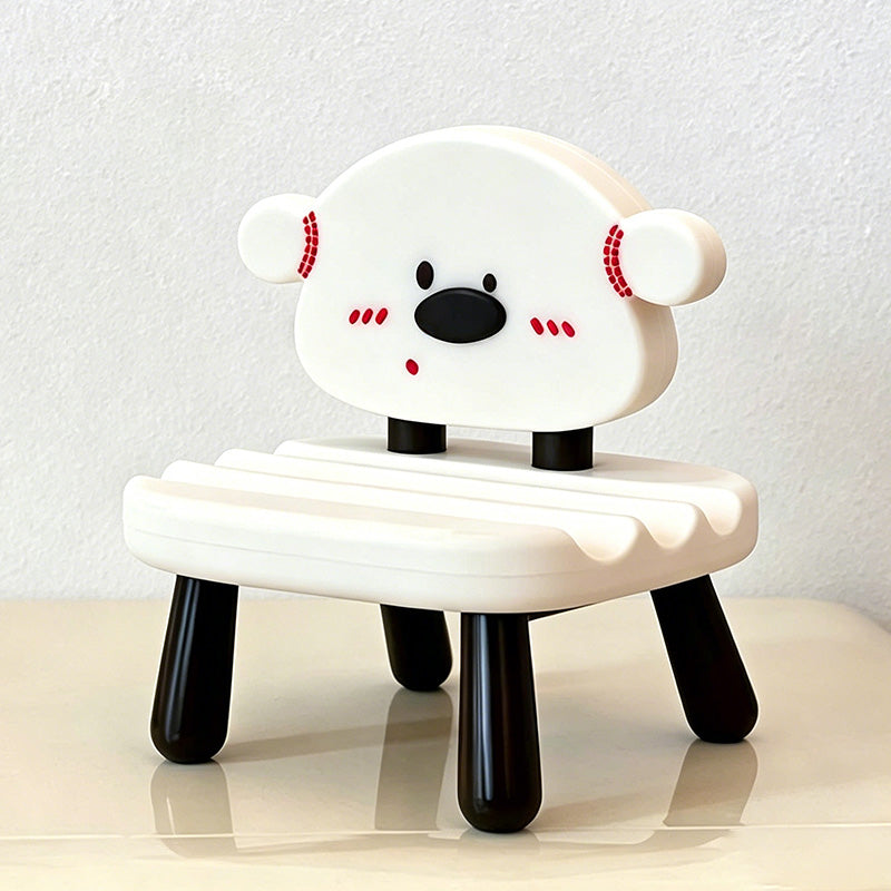 CouldNook Cartoon Mini Chair Phone Holder - Home Office Tablet Stand